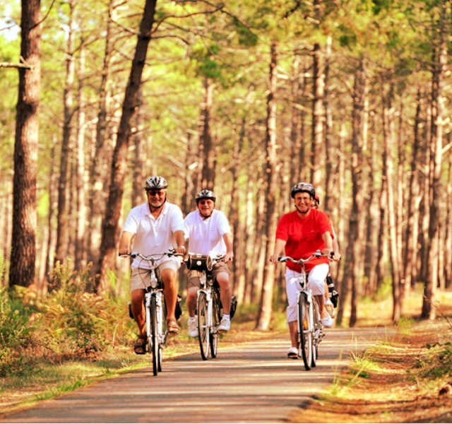 Domaine du Cayre sur la velodysee des Landes